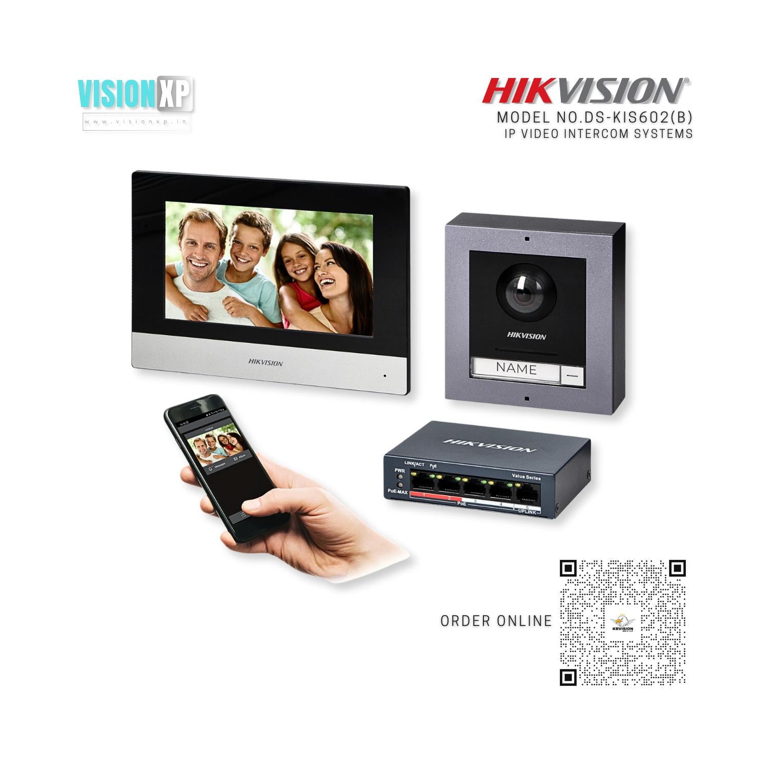Hikvision DS KIS602 IP Video Intercom Door Phone Hikvision DS KIS602 IP Video Intercom Door Phone